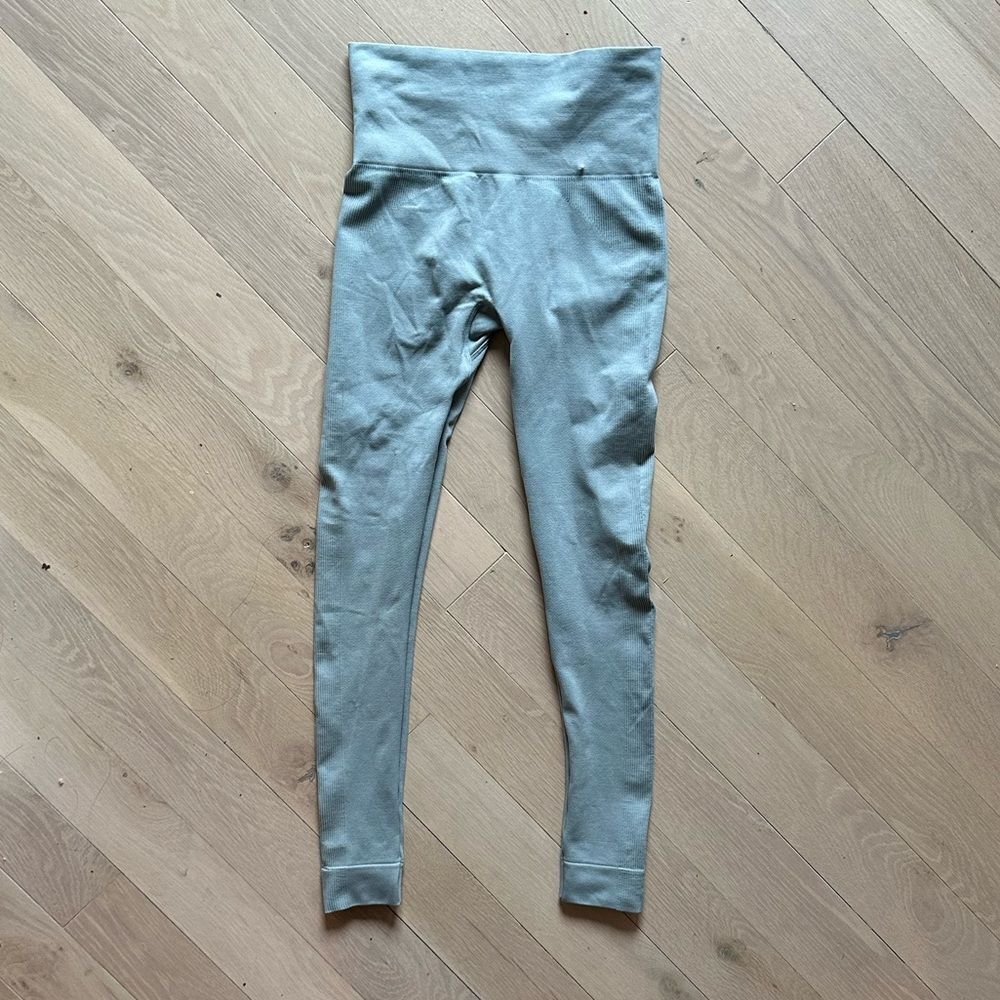 set active light teal blue sculptflex leggings